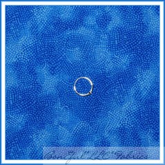 BonEful Fabric FQ Cotton Quilt Bright Royal Blue Tonal Tone Dot Heart Tiny Swirl