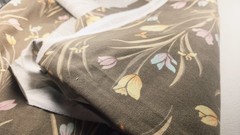 Vintage Fabric * Tulips * 100% Cotton – 116″ x 45″ House ‘ n Home Fabrics 1983