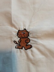 3 Embordery Panels Cat Bear Bear Head 10 L X 10 W Multicolor