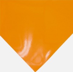 Bright Orange Shiny Vinyl FAUX LEATHER SHEET 8.75″ x 12″ 1063392 SMOOTH