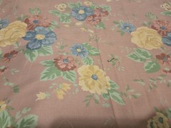 Floral Dusty Rose Color 52″ X 138″ Fabric Curtains Clothes Pillows Etc