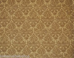 1/4 yard cotton fabric golden light brown damask Wilmington Prints home decor