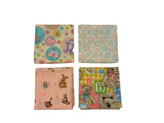 8 Piece Fat Quarter Bundle 100% Cotton Fabric Nursery Themed