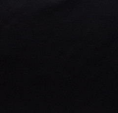BLACK SOLID DOUBLE KNIT POLYESTER FABRIC MEDIUM WT NO STRETCH 50X66 INCHES