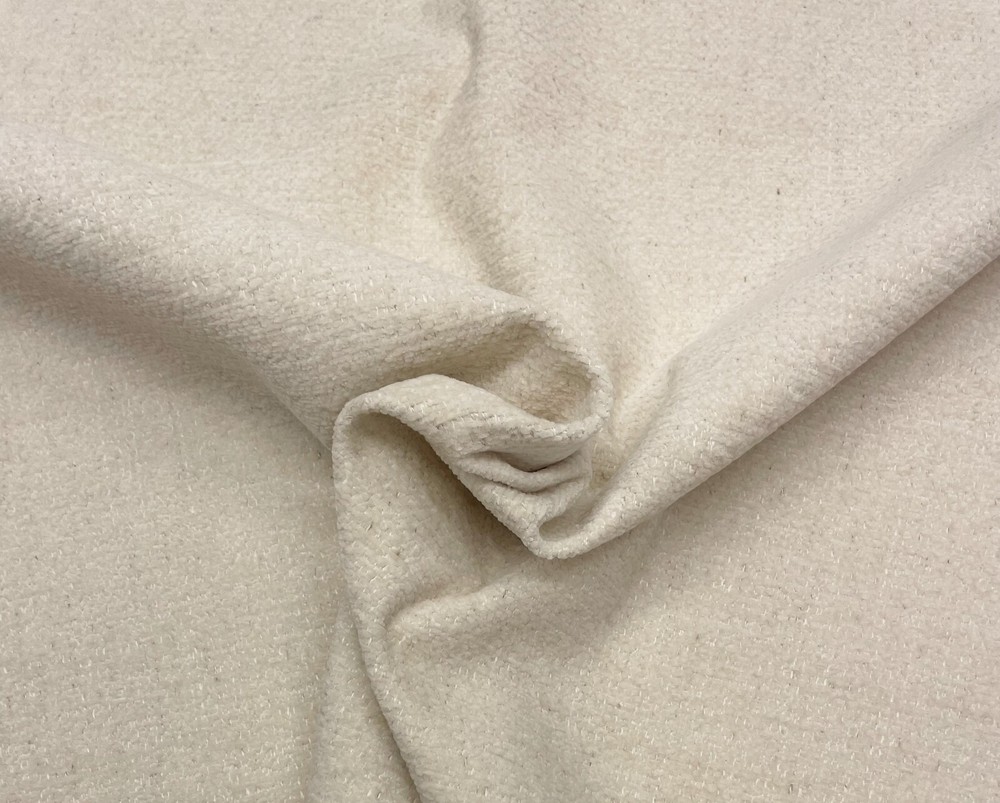 BALLARD DESIGNS DORADO PARCHMENT CRYPTON® CHENILLE PREMIUM FABRIC 2.1 YARDS 54″W