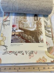 Thibaut Monterey Large Fabric Sample Book 18” x 13” Beautiful Prints!