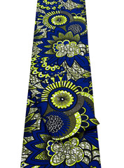 Polyester High Quality Design – Lime Green Olive White Navy Royal Cream