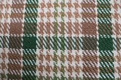 Brunschwig & Fils 24″x25″ Fabric Remnant “Kingston Plaid” Color: Forest Bark