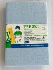 Vtg 70s Tee Set Fabric Wholesale Lot 7pc Deadstock Knit Ribbing NOS Stripe Solid