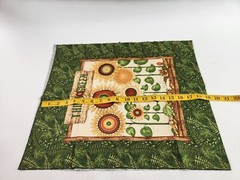 Earth Angels Mushroom Fairies Reusable Bags Fabric Panel Pattern & Extra Squares