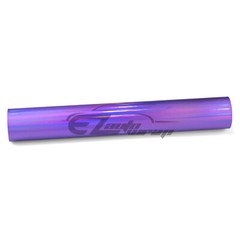 Fabric Holographic Purple Cloth Vinyl Weave PU Faux Leather Iridescent Craft DIY