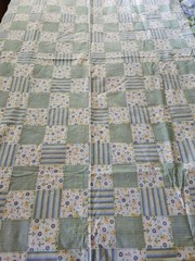JoAnn FLANNEL FABRIC “MY TOY PATCH” Baby Themed Fabric 2.25 Yrds X 42″ Wide