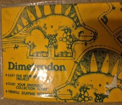 Vintage 1981 Cut & Sew Dimetrodon Dinosaur