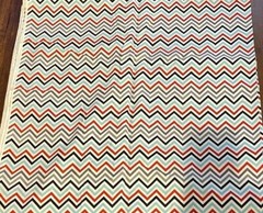 Robert Kaufman REMIX Ann Kelle Fabric Red Blue Black Gray Herringbone BTY 44” W