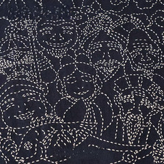 Sashiko Embroidery Cloth Seven Lucky Gods 60x108cm COSMO Pre-Printed Japan