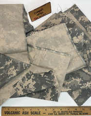 ACU Digital Camo Poly Cotton Camouflage Twill Fabric Segments