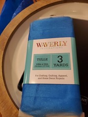 Waverly Inspirations – 3 Yards 100% Nylon 108”x54” Blue
