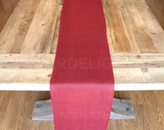 Cleverdelights 12 Premium Red Burlap Roll – 50 Yards – No-Fray Finished Edges –