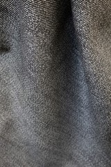 100% Premium Italian Jacquard Fabric 54″ Sold By The Yard Dark Gray Two Tone