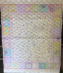 VIP Pastel Baby Theme Pre Quilted Panel Quilt or Wall Hanging Nursery