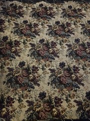 Floral Tapestry Heavy Upholstery Fabric 22″ x 22″ Square For Chair