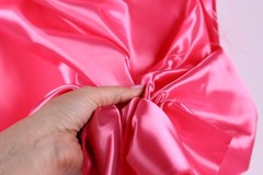 Pink Bridal Satin Fabric by the Yard, Silky Satin for Dresses and Decor