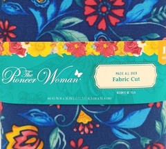 Pioneer Woman Mazie All Over 1 Yard Precut Fabric 44/45″ x 36″ New