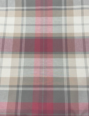 Large Scale Plaid Cotton Upholstery Fabric Tan Red Sage Green BTY #61