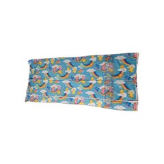 Care Bears On Blue With Clouds & Rainbows vintage 2003 fabric, 18″ X 43″
