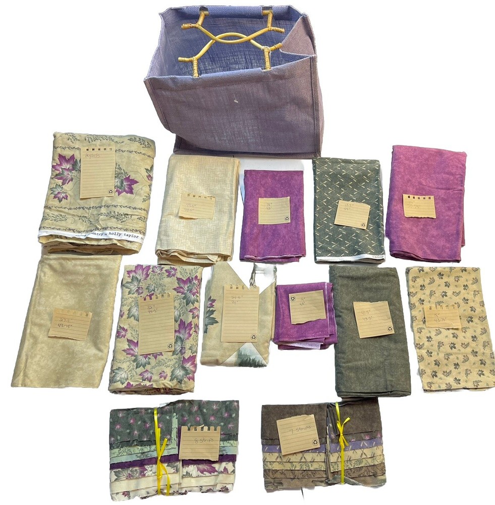 Moda NORTHERN ESCAPE Theme Flannel Fabric Bundle By Holly Taylor With JUTE Tote