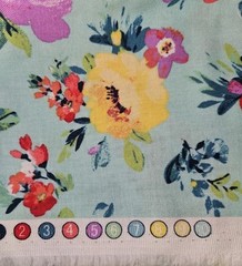 The Pioneer Woman Sweet Romance Colorful Flowers Cotton Fabric 1 Yard X 44″