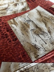 Vintage Hoffman Serengeti Safari Animal Fabric Lion Giraffe Leopard Elephant