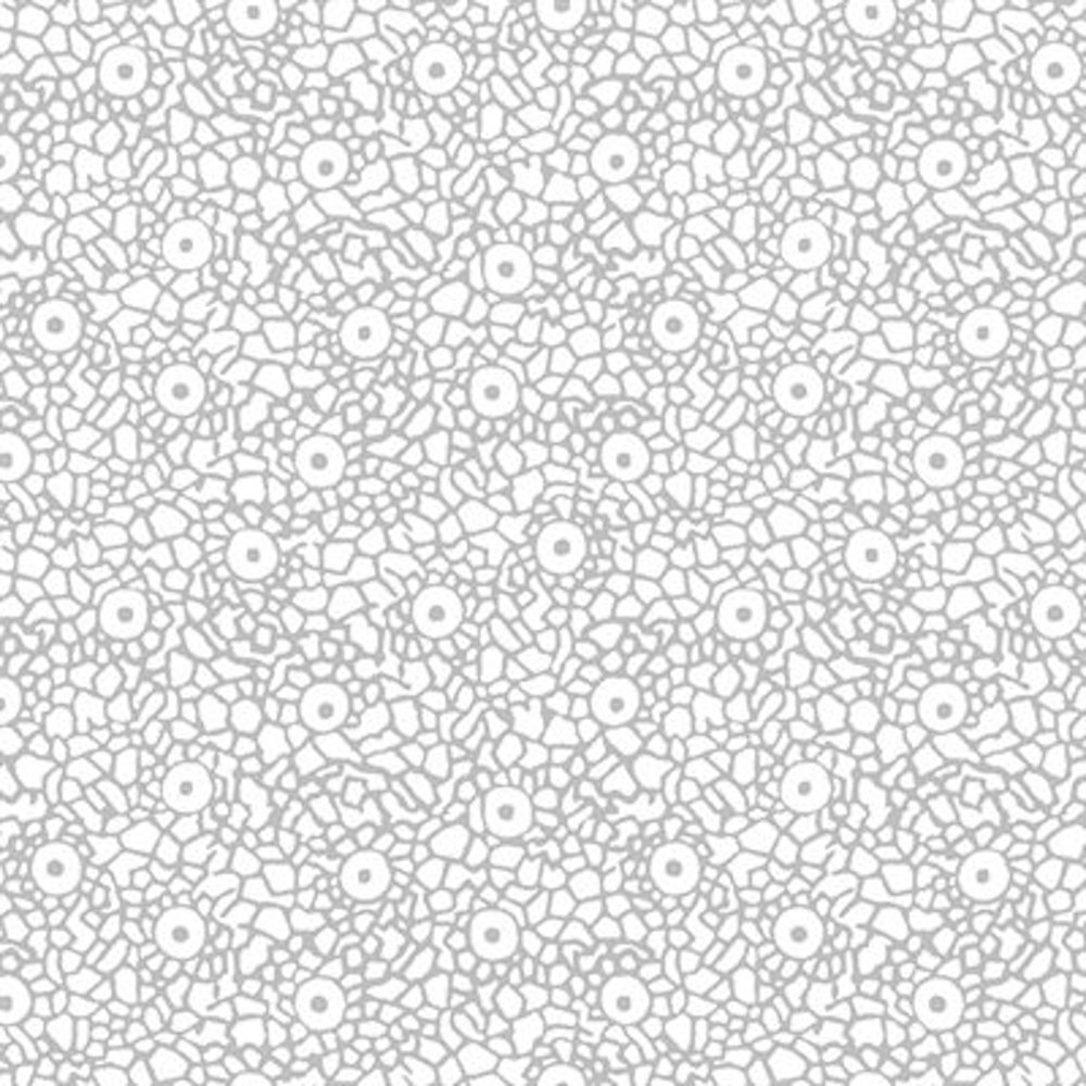 Stof Quilter’s Basic Harmony Pebble Dot Grey Cotton Fabric By The Yard