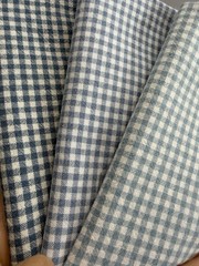 10 pcs Rustic Yarn Dyed Cotton Stripe Gingham Fabric 14” x 21” Sewing Craft
