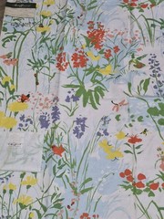 GREEFF By Warner Fabric Sample “Poems” By “Sound of Spring” 35″ L x 26″ W Cotton