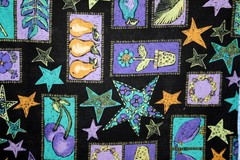 SHADOW AND SHINE ON BLACK FRON AE NATHAN – 100% COTTON FABRIC