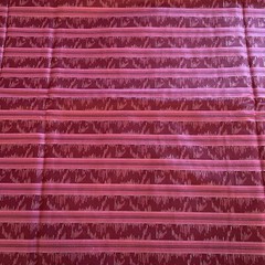 Dark Burgundy Red Pink Linear Lines Joan Kessler 1.8 Yards