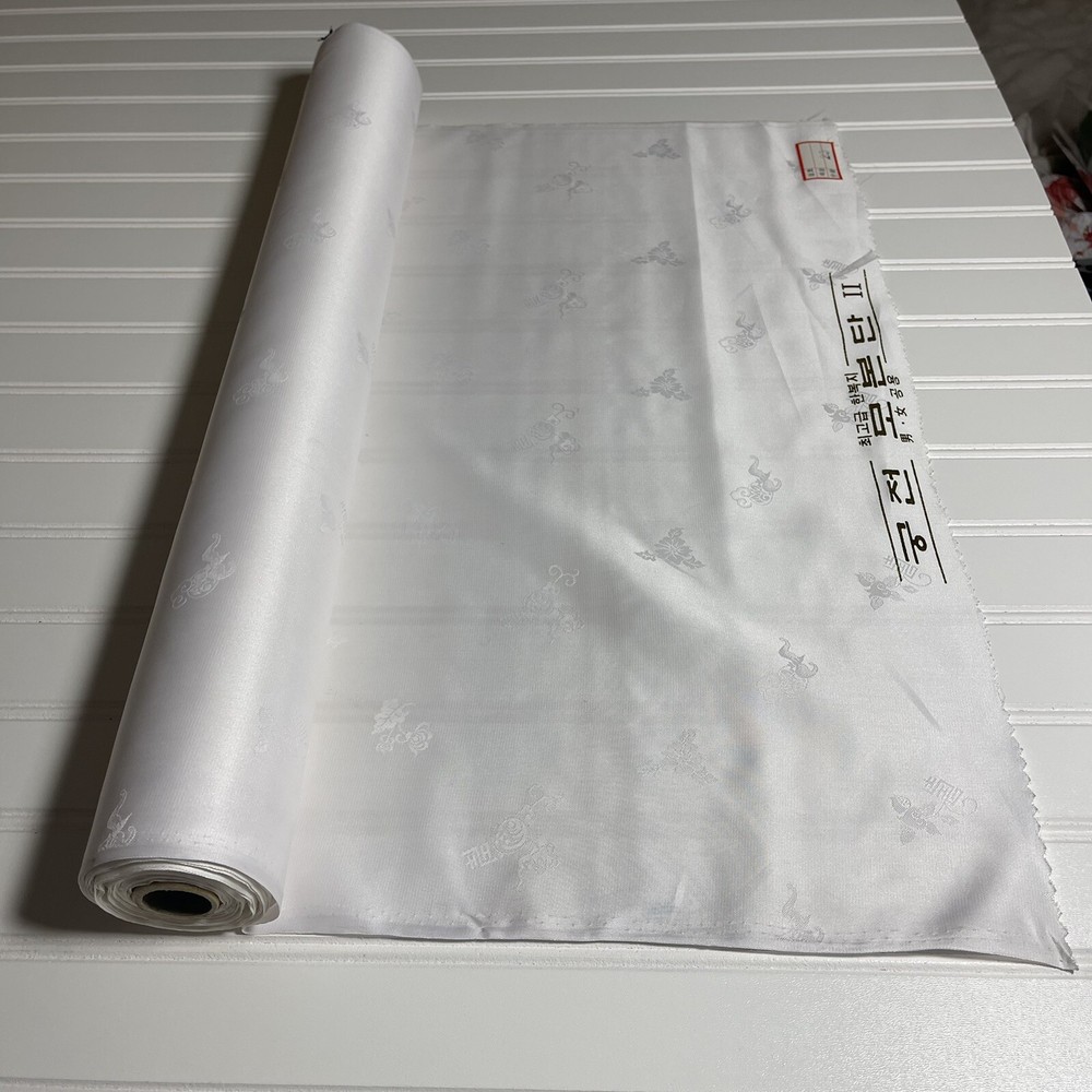 SILK White, FABRIC 1 Yard x 22 Inches Wide or 36 Inches x 22 Wide SOLD BY YARD