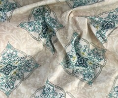 Persian Damask Motif Fabric, 140cm Wide, Upholstery Window Craft, Sold by Yard