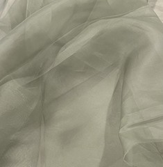 SAGE Green 100% silk organza fabric 45” width Sold by the yard