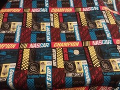 Nascar Champion Patch Cotton Fabric 44″ X 24″