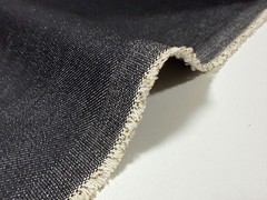 15 oz Double Width Black Japanese denim Fabric By The Yard