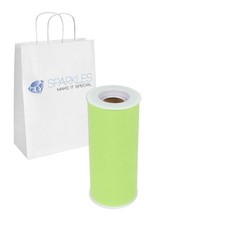 5 pcs Apple Green 6″ x 25 Yd Tulle Fabric Roll Spool Wedding Bow Party Decor sp