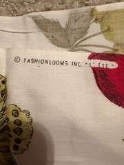 Fashionloom Floral Botanical Fabric Birds Butterflies Fruit 5 Yards 38” Wide