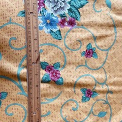 Fabric Weavetex 1 yard X 43” Floral Vintage Sewing Quilting Apparel Cotton #2B24