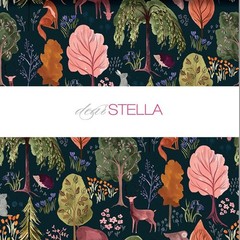 Floral Forest 10″ Square Pack by Dear Stella
