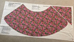 Vintage Wrap Skirt Fabric Panel Scarf Floral Quick Make OSFA Spring Mills 6504