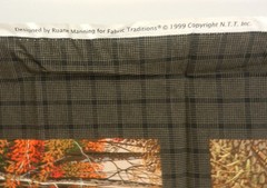 Pillow/Quilt Squares Ruane Manning for Fabric Traditions 36″x44″ Pheasant Deer