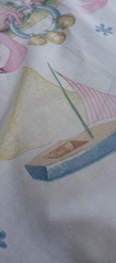 Crib Quilt Panels + More. Lot 1 Humpty Dumpty. Cow Over The Moon.