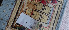 Crib Quilt Panels + More. Lot 1 Humpty Dumpty. Cow Over The Moon.
